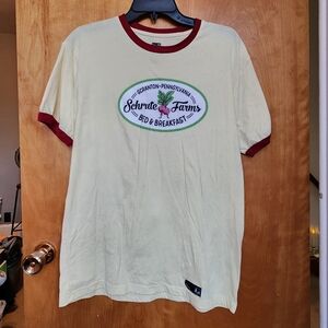 Schrute Farms The Office Cream Yellow T-Shirt